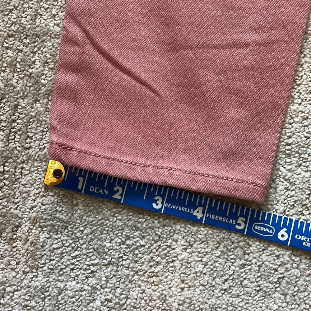 American Eagle Pink Skinny Jeans, Faded Wash, Pink Jeans, Stretch, size 4 - Picture 8 of 8